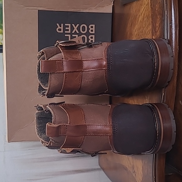 New in box! Bull Boxer 45 Mens 11.5 leather chukka lace up ankle boots cognac main image 11